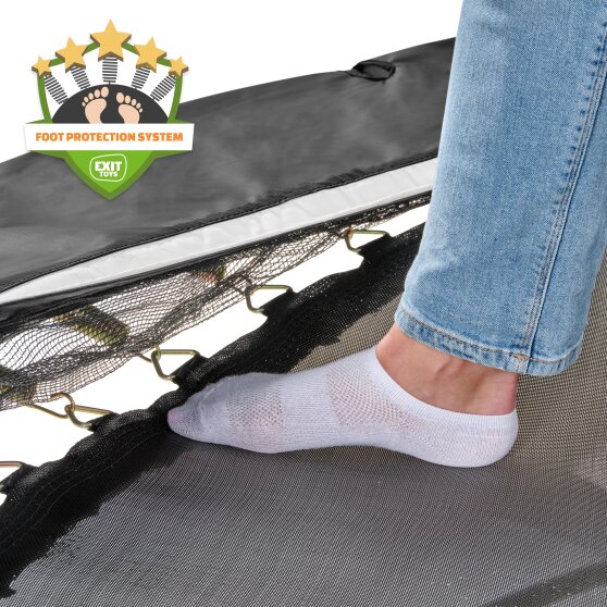 EXIT Allure Premium studsmatta 214x366cm - svart