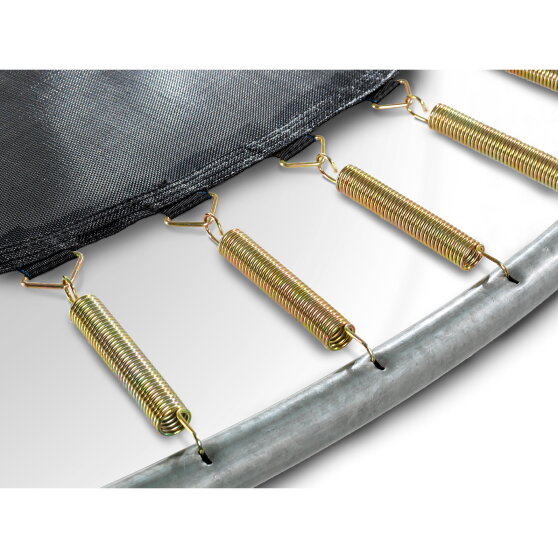 EXIT Elegant nedgrävd sport-studsmatta ø366cm - grön