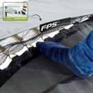 EXIT Elegant nedgrävd sport-studsmatta ø305cm - grön