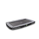 EXIT Elegant Premium nedgrävd sport-studsmatta 214x366cm - svart