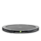 EXIT Elegant Premium nedgrävd sport-studsmatta ø427cm - svart