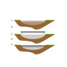 EXIT Supreme ground trampoline ø366cm - grey