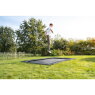 EXIT InTerra sport-marktrampolin 244x366cm - svart